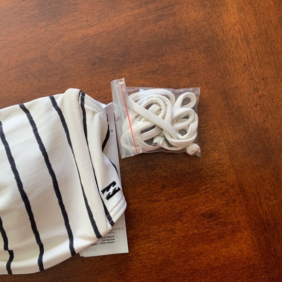 Billabong Flora Beat Striped Bandeau Bikini Top - Picture 5 of 14